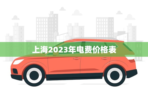 上海2023年电费价格表(未来电力市场的新变革)