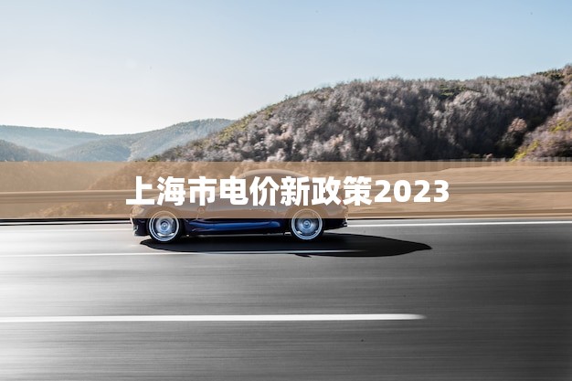 上海市电价新政策2023(节能降耗电费更优惠)